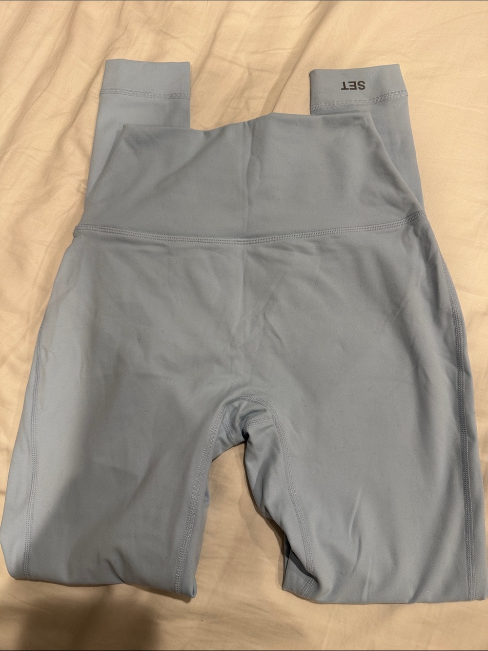 Set Active x Aimee Song High-Waist Light Blue Active Shorts